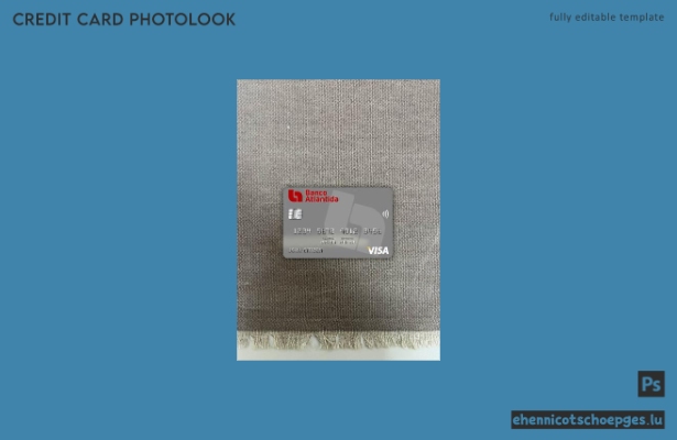 Honduras Banco Atlantida Visa Debitkarte Fotobeispiel-Vorschau